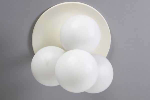 MANIFATTURA ITALIANA : Lampada a sospensione Space Age  - Asta Asta 371 | DESIGN E ARTI DECORATIVE DEL NOVECENTO Online - Associazione Nazionale - Case d'Asta italiane