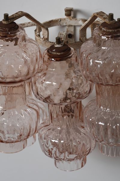 POLI GINO : Coppia di applique per Vetreria Aureliano Toso  - Asta Asta 371 | DESIGN E ARTI DECORATIVE DEL NOVECENTO Online - Associazione Nazionale - Case d'Asta italiane