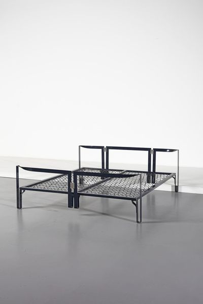 SCARPA AFRA (1937 -2011) & TOBIA (n. 1935) : Letto Vanessa per Gavina  - Asta Asta 371 | DESIGN E ARTI DECORATIVE DEL NOVECENTO Online - Associazione Nazionale - Case d'Asta italiane
