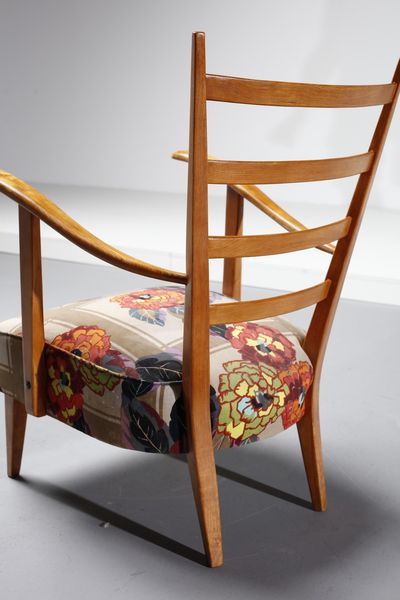 BUFFA PAOLO (1903 - 1970) : attribuito. Coppia di poltrone  - Asta Asta 371 | DESIGN E ARTI DECORATIVE DEL NOVECENTO Online - Associazione Nazionale - Case d'Asta italiane