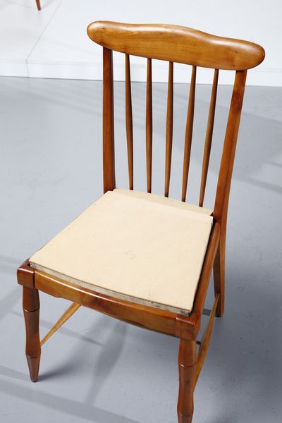 BUFFA PAOLO (1903 - 1970) : attribuito. Quattro sedie  - Asta Asta 371 | DESIGN E ARTI DECORATIVE DEL NOVECENTO Online - Associazione Nazionale - Case d'Asta italiane