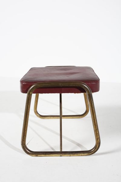 MINOLETTI GIULIO (1910 - 1981) : attribuito. Sgabello  - Asta Asta 371 | DESIGN E ARTI DECORATIVE DEL NOVECENTO Online - Associazione Nazionale - Case d'Asta italiane