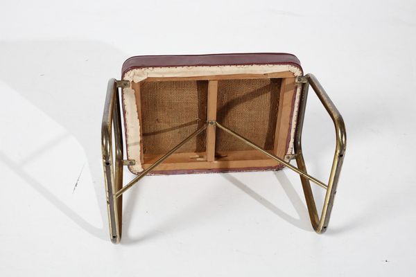 MINOLETTI GIULIO (1910 - 1981) : attribuito. Sgabello  - Asta Asta 371 | DESIGN E ARTI DECORATIVE DEL NOVECENTO Online - Associazione Nazionale - Case d'Asta italiane