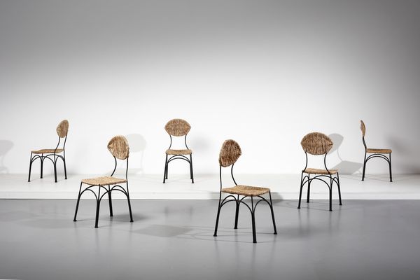DIXON TOM (n. 1959) : Sei sedie per Cappellini  - Asta Asta 371 | DESIGN E ARTI DECORATIVE DEL NOVECENTO Online - Associazione Nazionale - Case d'Asta italiane