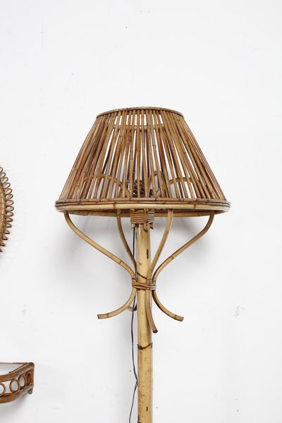 MANIFATTURA ITALIANA : Consolle, specchio, lampada da terra e carrello  - Asta Asta 371 | DESIGN E ARTI DECORATIVE DEL NOVECENTO Online - Associazione Nazionale - Case d'Asta italiane