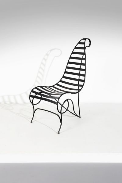 DUBREUIL ANDRE' (n. 1951) : Spine chair  - Asta Asta 371 | DESIGN E ARTI DECORATIVE DEL NOVECENTO Online - Associazione Nazionale - Case d'Asta italiane