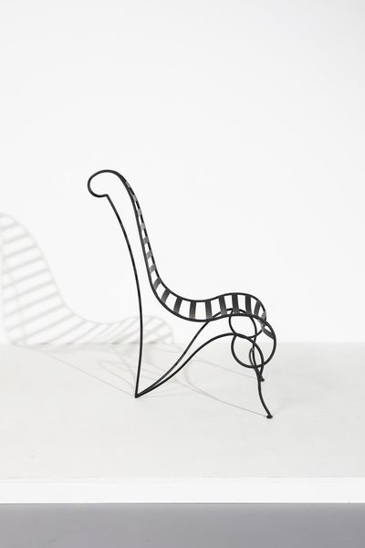 DUBREUIL ANDRE' (n. 1951) : Spine chair  - Asta Asta 371 | DESIGN E ARTI DECORATIVE DEL NOVECENTO Online - Associazione Nazionale - Case d'Asta italiane