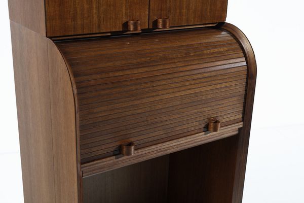 SCARPA AFRA (1937 -2011) & TOBIA (n. 1935) : attribuito. Mobile da soggiorno per Bernini  - Asta Asta 371 | DESIGN E ARTI DECORATIVE DEL NOVECENTO Online - Associazione Nazionale - Case d'Asta italiane