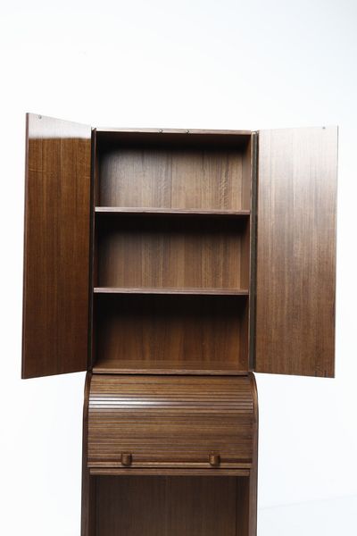 SCARPA AFRA (1937 -2011) & TOBIA (n. 1935) : attribuito. Mobile da soggiorno per Bernini  - Asta Asta 371 | DESIGN E ARTI DECORATIVE DEL NOVECENTO Online - Associazione Nazionale - Case d'Asta italiane