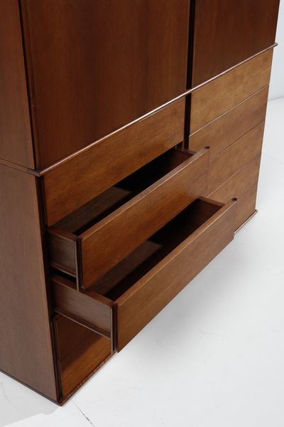 SCARPA AFRA (1937 -2011) & TOBIA (n. 1935) : attribuito Cassettiera per Bernini  - Asta Asta 371 | DESIGN E ARTI DECORATIVE DEL NOVECENTO Online - Associazione Nazionale - Case d'Asta italiane