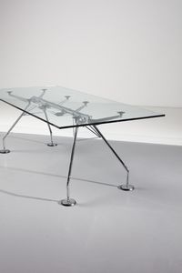 NORMAN FOSTER  (n. 1935) : Tavolo Nomos per Tecno  - Asta Asta 371 | DESIGN E ARTI DECORATIVE DEL NOVECENTO Online - Associazione Nazionale - Case d'Asta italiane