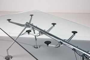NORMAN FOSTER  (n. 1935) : Tavolo Nomos per Tecno  - Asta Asta 371 | DESIGN E ARTI DECORATIVE DEL NOVECENTO Online - Associazione Nazionale - Case d'Asta italiane