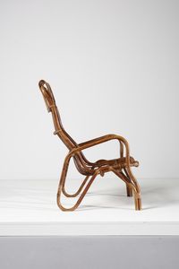 BONACINA 1889 : attribuito. Poltrona  - Asta Asta 371 | DESIGN E ARTI DECORATIVE DEL NOVECENTO Online - Associazione Nazionale - Case d'Asta italiane