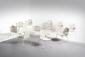 PAGANI CARLO - attribuito. Dieci sedie