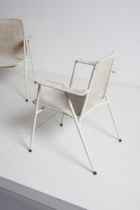 PAGANI CARLO : attribuito. Dieci sedie  - Asta Asta 371 | DESIGN E ARTI DECORATIVE DEL NOVECENTO Online - Associazione Nazionale - Case d'Asta italiane