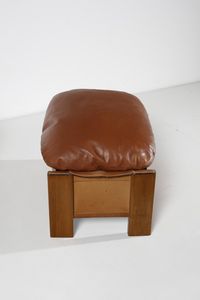 SCARPA AFRA (1937 -2011) & TOBIA (n. 1935) : Poltrona con poggiapiedi Artona per Maxalto  - Asta Asta 371 | DESIGN E ARTI DECORATIVE DEL NOVECENTO Online - Associazione Nazionale - Case d'Asta italiane