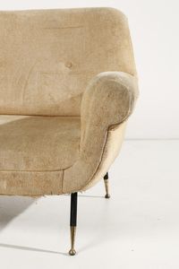 RADICE GIGI (1954 - 2002) : Divano curvo per Minotti  - Asta Asta 371 | DESIGN E ARTI DECORATIVE DEL NOVECENTO Online - Associazione Nazionale - Case d'Asta italiane