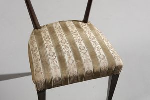ULRICH GUGLIELMO (1904 - 1977) : attribuito. Sei sedie  - Asta Asta 371 | DESIGN E ARTI DECORATIVE DEL NOVECENTO Online - Associazione Nazionale - Case d'Asta italiane