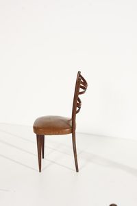 GIORDANO FORTI : Sei sedie  - Asta Asta 371 | DESIGN E ARTI DECORATIVE DEL NOVECENTO Online - Associazione Nazionale - Case d'Asta italiane