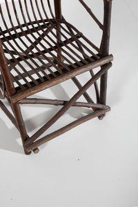 MANIFATTURA ITALIANA : Coppia di poltrone  - Asta Asta 371 | DESIGN E ARTI DECORATIVE DEL NOVECENTO Online - Associazione Nazionale - Case d'Asta italiane