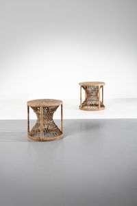 MANIFATTURA ITALIANA : Coppia di tavolini  - Asta Asta 371 | DESIGN E ARTI DECORATIVE DEL NOVECENTO Online - Associazione Nazionale - Case d'Asta italiane