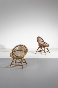 MANIFATTURA ITALIANA : Coppie di poltroncine  - Asta Asta 371 | DESIGN E ARTI DECORATIVE DEL NOVECENTO Online - Associazione Nazionale - Case d'Asta italiane