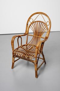 MANIFATTURA ITALIANA : Coppia di poltroncine  - Asta Asta 371 | DESIGN E ARTI DECORATIVE DEL NOVECENTO Online - Associazione Nazionale - Case d'Asta italiane