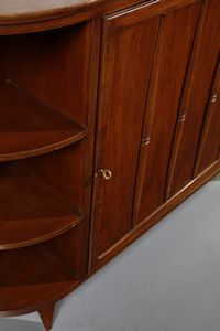 PECORINI GUGLIELMO : attribuito. Coppia di credenze  - Asta Asta 371 | DESIGN E ARTI DECORATIVE DEL NOVECENTO Online - Associazione Nazionale - Case d'Asta italiane