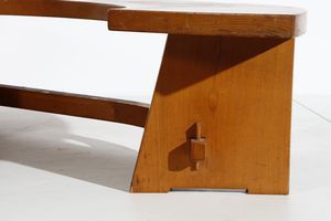 LEONARDO SAVIOLI (1917 -1982) & FLORA WIECHMANN (1917-2011) : attribuito. Panca  - Asta Asta 371 | DESIGN E ARTI DECORATIVE DEL NOVECENTO Online - Associazione Nazionale - Case d'Asta italiane