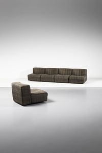 AGNOLI TITO (1931 - 2012) - Divano modulare serie 900 per Arflex (5  moduli)