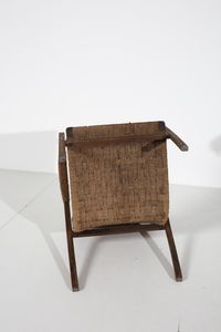 MANIFATTURA ITALIANA : Poltrona con poggiapiedi  - Asta Asta 371 | DESIGN E ARTI DECORATIVE DEL NOVECENTO Online - Associazione Nazionale - Case d'Asta italiane