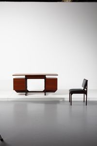 MANIFATTURA ITALIANA : Scrivania con sedia  - Asta Asta 371 | DESIGN E ARTI DECORATIVE DEL NOVECENTO Online - Associazione Nazionale - Case d'Asta italiane