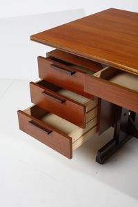 MANIFATTURA ITALIANA : Scrivania con sedia  - Asta Asta 371 | DESIGN E ARTI DECORATIVE DEL NOVECENTO Online - Associazione Nazionale - Case d'Asta italiane