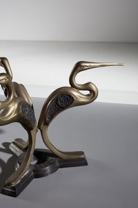 MANIFATTURA ITALIANA : Coppia di tavolini da salotto  - Asta Asta 371 | DESIGN E ARTI DECORATIVE DEL NOVECENTO Online - Associazione Nazionale - Case d'Asta italiane