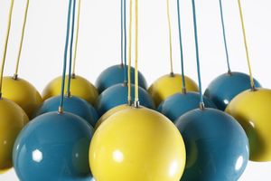 PANTON VERNER (1926 - 1998) : Lampada a sospensione per Tradition  - Asta Asta 371 | DESIGN E ARTI DECORATIVE DEL NOVECENTO Online - Associazione Nazionale - Case d'Asta italiane