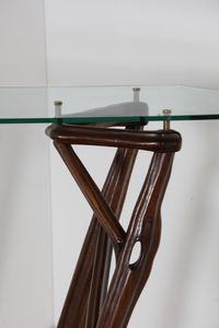 GIORDANI PIERLUIGI : attribuito. Consolle angolare  - Asta Asta 371 | DESIGN E ARTI DECORATIVE DEL NOVECENTO Online - Associazione Nazionale - Case d'Asta italiane