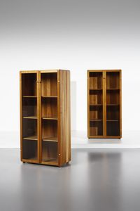 SCARPA AFRA (1937 -2011) & TOBIA (n. 1935) - Coppia di vetrine Torcello per Stildomus