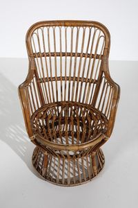 CARMINATI LIO : nello stile di. Coppia di poltroncine per Bonacina  - Asta Asta 371 | DESIGN E ARTI DECORATIVE DEL NOVECENTO Online - Associazione Nazionale - Case d'Asta italiane