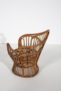 CARMINATI LIO : nello stile di. Coppia di poltroncine per Bonacina  - Asta Asta 371 | DESIGN E ARTI DECORATIVE DEL NOVECENTO Online - Associazione Nazionale - Case d'Asta italiane