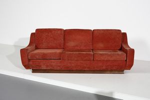 CINOVA : Divano con poltrona  - Asta Asta 371 | DESIGN E ARTI DECORATIVE DEL NOVECENTO Online - Associazione Nazionale - Case d'Asta italiane