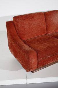 CINOVA : Divano con poltrona  - Asta Asta 371 | DESIGN E ARTI DECORATIVE DEL NOVECENTO Online - Associazione Nazionale - Case d'Asta italiane