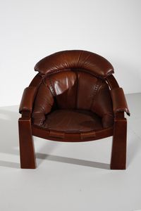 FRIGERIO LUCIANO (1928 - 1999) : nello stile di. Coppia di poltrone  - Asta Asta 371 | DESIGN E ARTI DECORATIVE DEL NOVECENTO Online - Associazione Nazionale - Case d'Asta italiane