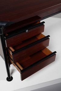 PARISI ICO (1916 - 1996) : Scrivania per MIM  - Asta Asta 371 | DESIGN E ARTI DECORATIVE DEL NOVECENTO Online - Associazione Nazionale - Case d'Asta italiane