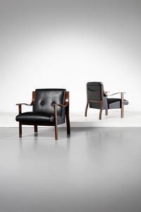 BELLINI MARIO (n. 1935) - Coppia di poltrone per La Rinascente