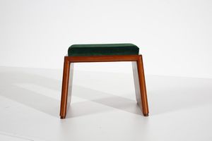 BORSANI OSVALDO (1911 - 1985) : attribuito. Coppia di sgabelli  - Asta Asta 371 | DESIGN E ARTI DECORATIVE DEL NOVECENTO Online - Associazione Nazionale - Case d'Asta italiane