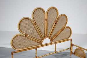 VIVAI DEL SUD : attribuito. Letto  - Asta Asta 371 | DESIGN E ARTI DECORATIVE DEL NOVECENTO Online - Associazione Nazionale - Case d'Asta italiane