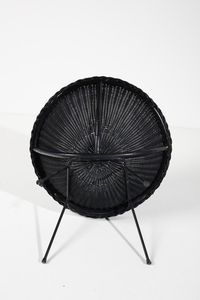 MANIFATTURA ITALIANA : Coppia di poltroncine  - Asta Asta 371 | DESIGN E ARTI DECORATIVE DEL NOVECENTO Online - Associazione Nazionale - Case d'Asta italiane