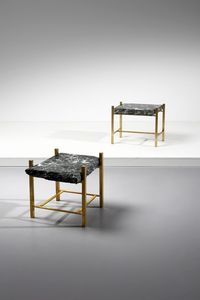 MANIFATTURA FRANCESE - Coppia di tavolini da salotto