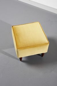 MANIFATTURA ITALIANA : Coppia di poggiapiedi  - Asta Asta 371 | DESIGN E ARTI DECORATIVE DEL NOVECENTO Online - Associazione Nazionale - Case d'Asta italiane