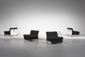 BELLINI MARIO (n. 1935) - Quattro poltrone Amanta per B&B Italia